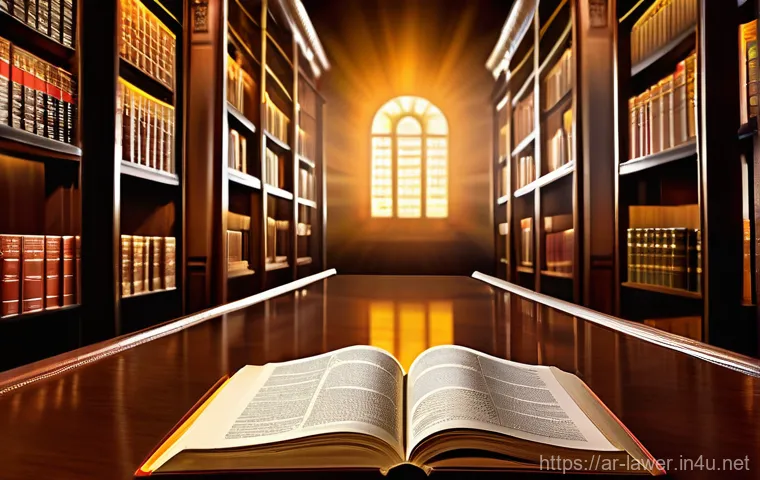 법학 이론 필수 정리 노트 - **Prompt 1: The Guiding Light of Legal Understanding**
    A highly detailed, professional illustrat...