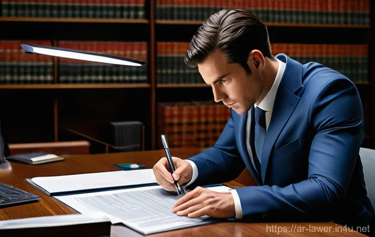 법률 변호사 업무 절차 - **Prompt 1: The Trusting Consultation**
    "A professional female lawyer, dressed in a modest, mode...