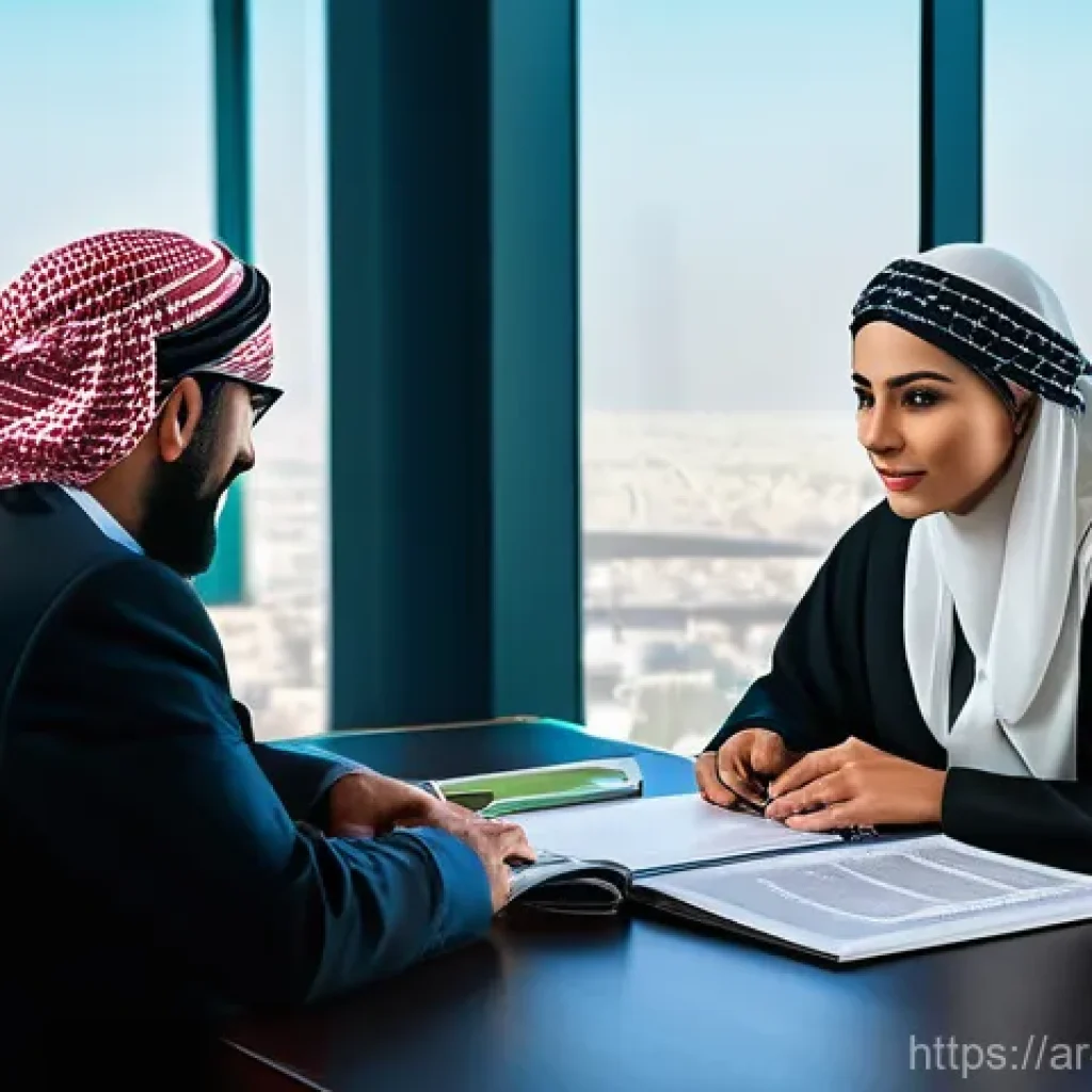 변호사 업무의 하루 일과 - **Prompt: The Empathetic Legal Guide**
    A professional, compassionate Arab lawyer (either male or...