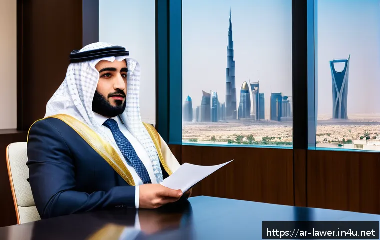 변호사 업무에 필요한 자격증 추가 취득 - A professional Arab male lawyer in his mid-30s, wearing a traditional business suit with a subtle ke...